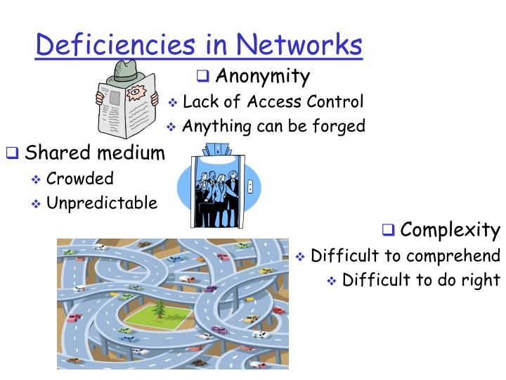 deficiencies in networks
