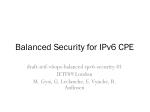 Guidelines for Secure IPv6 in Home Networks - slide 1