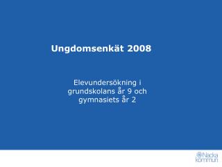 ungdomsenk t 2008