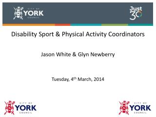 Disability Sport &amp; Physical Activity Coordinators