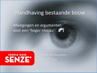 handhaving bestaande bouw