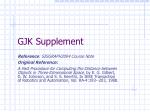 GJK Supplement