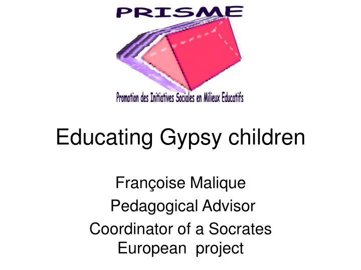educating gypsy children