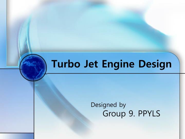 turbo jet engine design