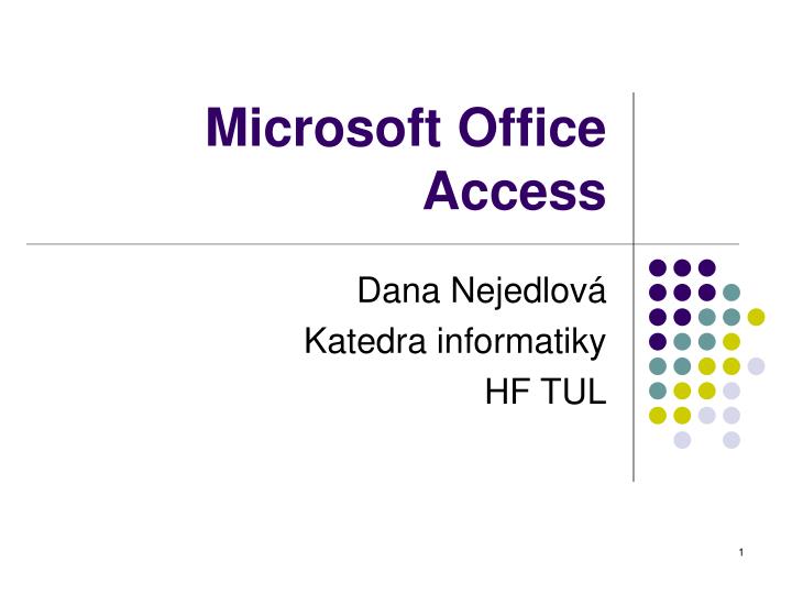 microsoft office access