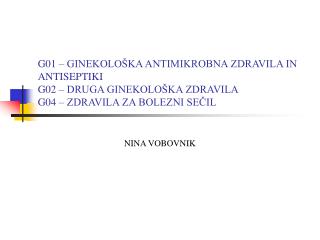 nina vobovnik