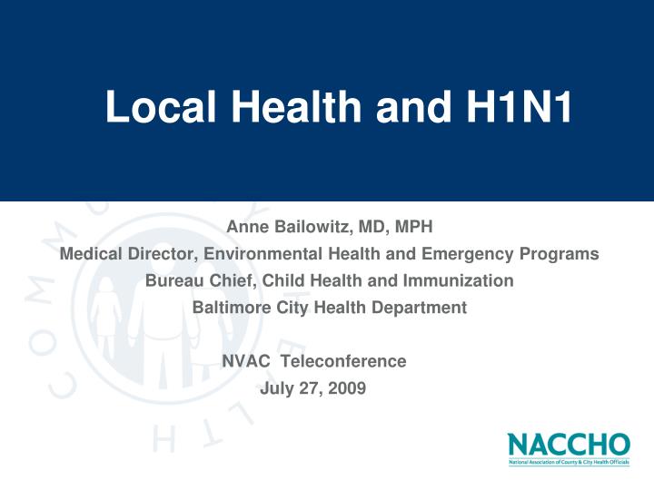 local health and h1n1