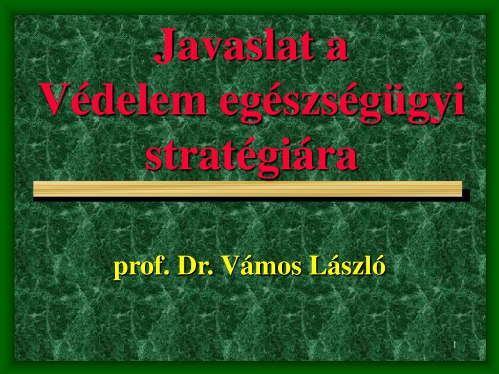 javaslat a v delem eg szs g gyi strat gi ra