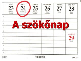 a sz k nap