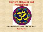 Eastern Religions and Philosophies - slide 1