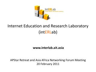 AP Internet Information Center APStar Secretariat Internet Infrastructure HRD (trainings)