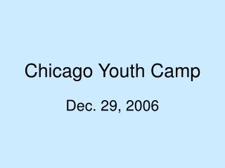 Chicago Youth Camp