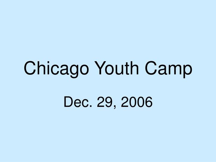 chicago youth camp
