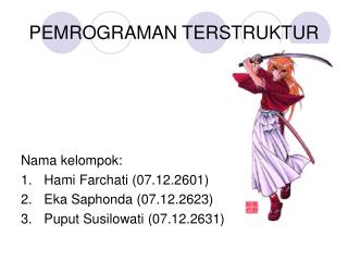 pemrograman terstruktur