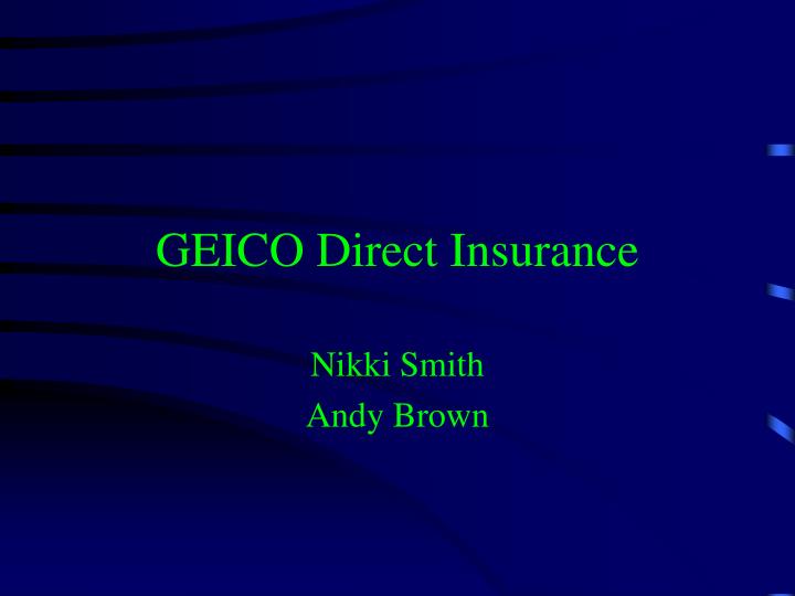 geico direct insurance