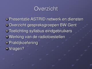overzicht