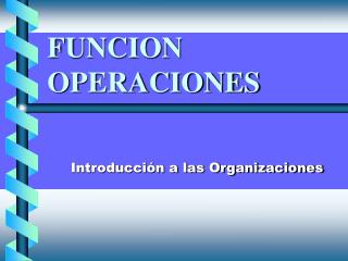funcion operaciones