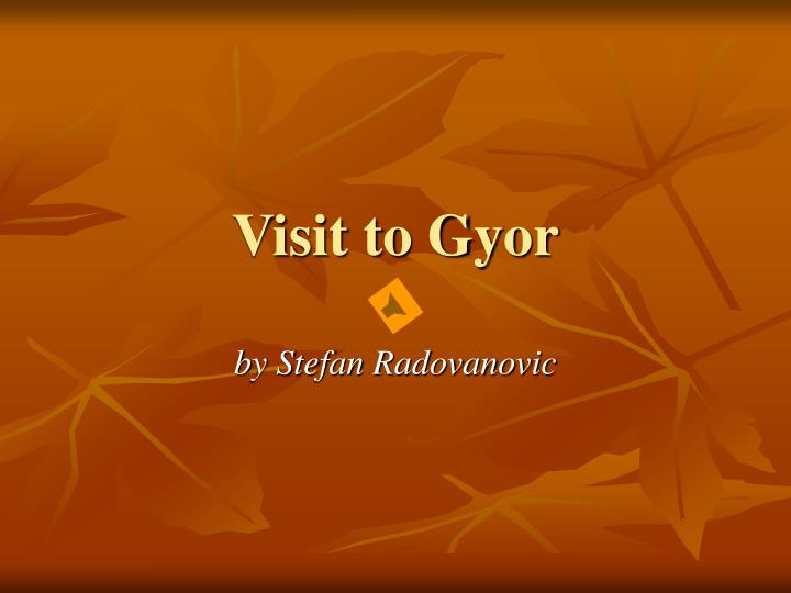 visit to gyor