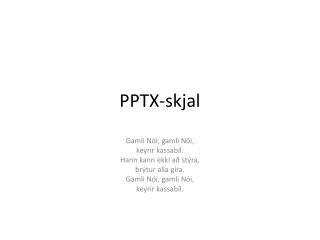 pptx skjal