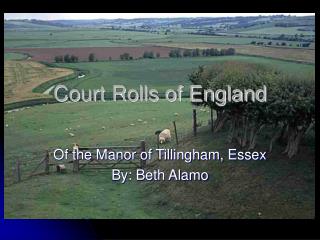 Court Rolls of England