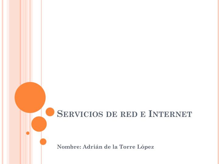 servicios de red e internet