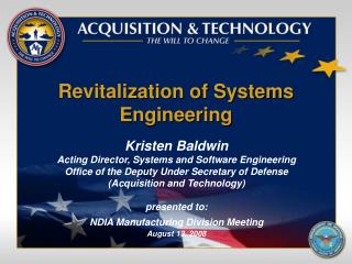 Revitalization of Systems Engineering