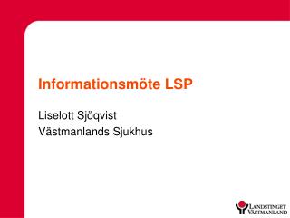 informationsm te lsp