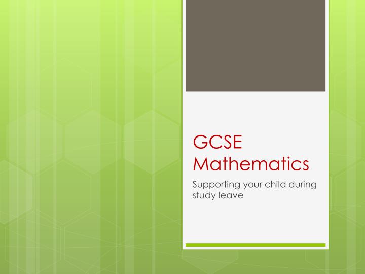 gcse mathematics