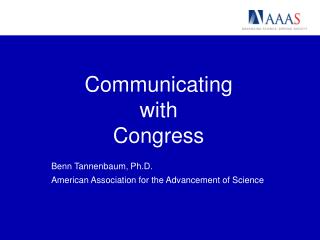 Communicating with Congress