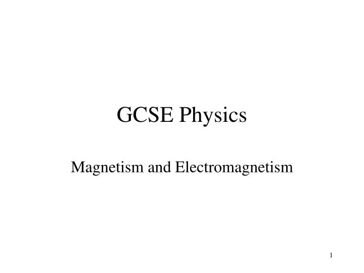 gcse physics