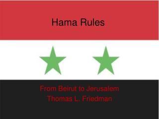 Hama Rules