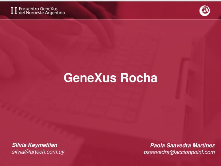 genexus rocha