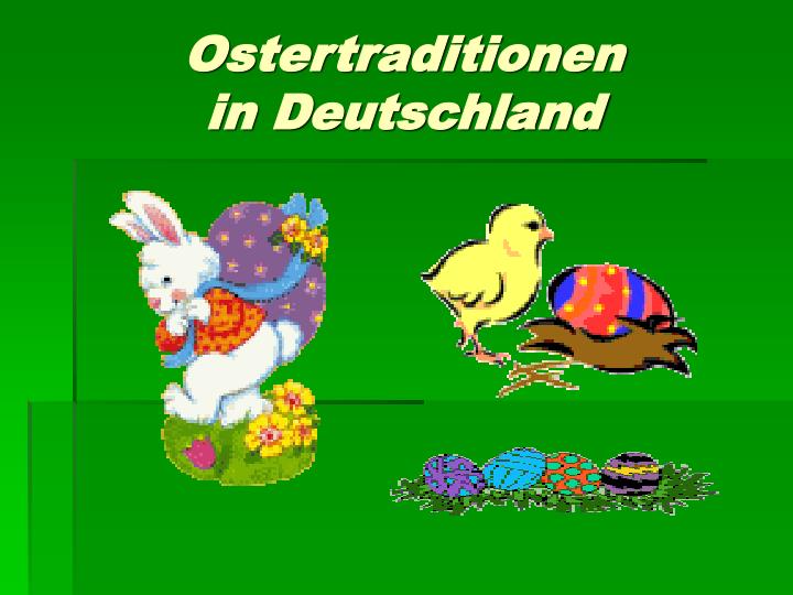 ostertraditionen in deutschland