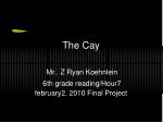 The Cay - slide 1