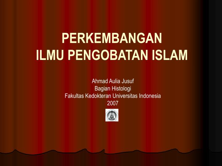 perkembangan ilmu pengobatan islam