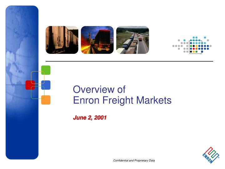 overview of enron freight markets