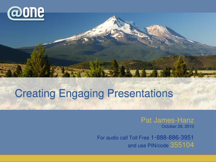 creating engaging presentations