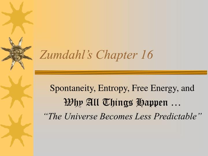 zumdahl s chapter 16