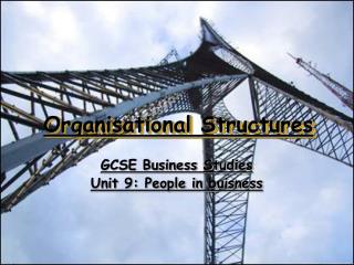Organisational Structures