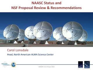 NAASC Status and NSF Proposal Review &amp; Recommendations