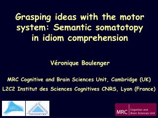 Grasping ideas with the motor system: Semantic somatotopy in idiom comprehension