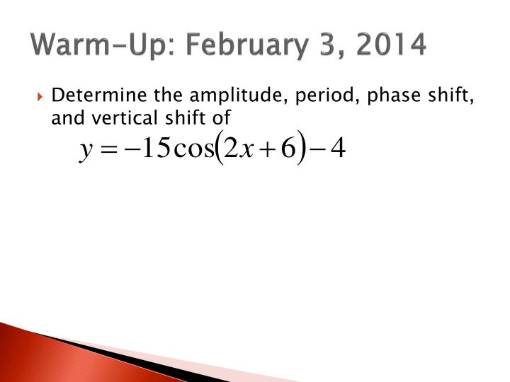 warm up february 3 2014