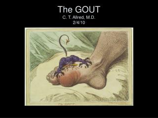 The GOUT C. T. Allred, M.D. 2/4/10