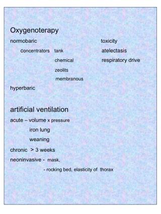 Oxygenoterapy normobaric toxicity
