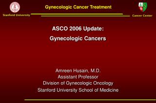 ASCO 2006 Update: Gynecologic Cancers