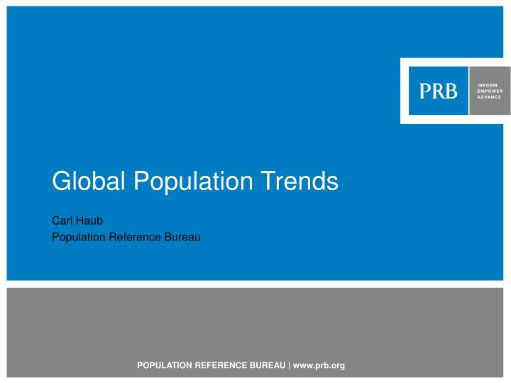 global population trends