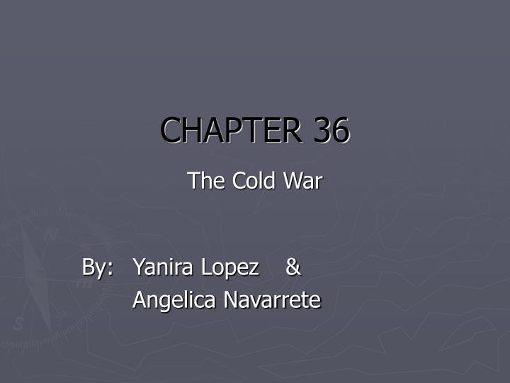 chapter 36 the cold war