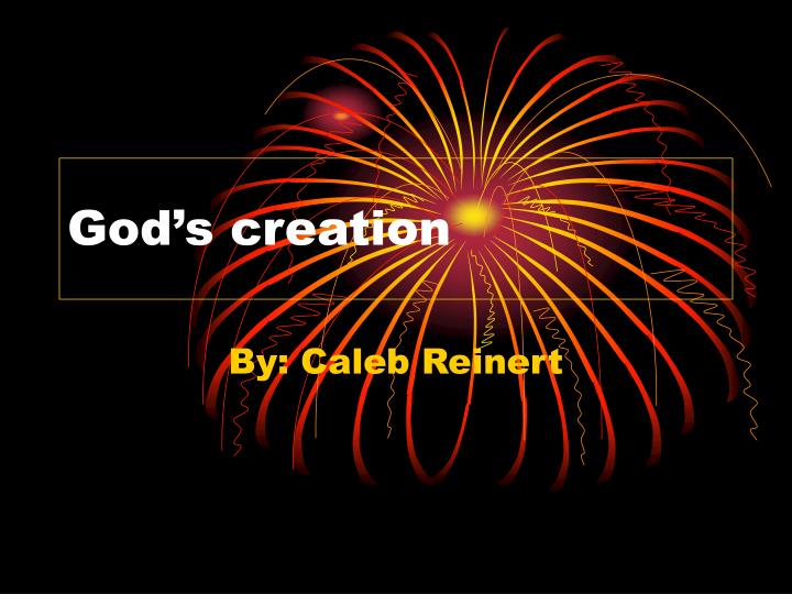 god s creation