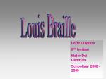Louis Braille - slide 1