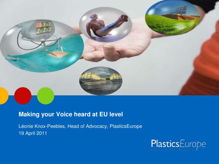 making your voice heard at eu level